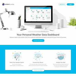 Ambient Weather WS-2000 Home Weather Station with Wi-Fi Remote Monitoring and Alerts