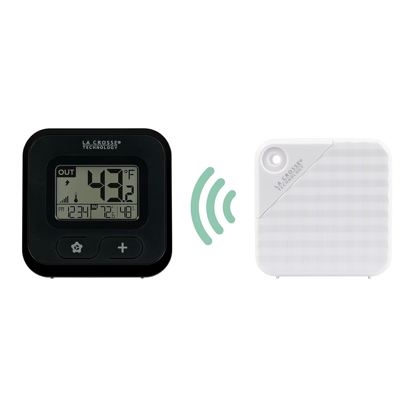 La Crosse Technology Wireless Compact Digital Thermometer with Humidity Sensor