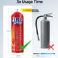 8-in-1 Fire Extinguishing Aerosol Spray which Prevents Reignition for Home (mounting bracket included) - Portable Small A, B, C, K