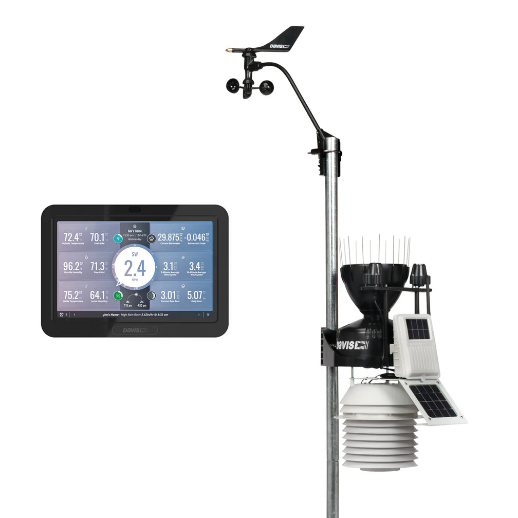 Wireless Vantage Pro2 Plus with 24-Hour Fan Aspirated Radiation Shield and WeatherLink Console