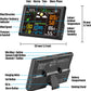 Sainlogic Wireless Weather Station with Outdoor Sensor, 8-in-1 Weather Station with Weather Forecast, Temperature, Air Pressure, Humidity, Wind Gauge, Rain Gauge, Moon Phase, Alarm Clock (No WiFi)