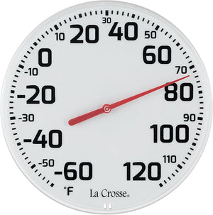 La Crosse Technology 8-Inch Round Analog Thermometer