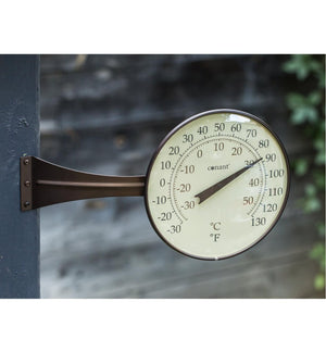 Conant Decor 8.5" Dial Thermometer in Bronze Patina