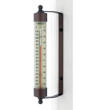 Conant Décor Indoor/Outdoor 7" Thermometer (Bronze Patina)