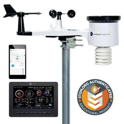 Ambient Weather WS-2000 Home Weather Station with Wi-Fi Remote Monitoring and Alerts