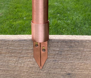 Copper Cup Deck Mount for World's Coolest Rain Gauge