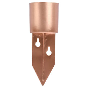 Copper Cup Deck Mount for World's Coolest Rain Gauge