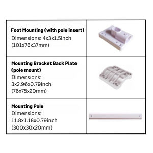 Base and Bracket for Sainlogic Weather Station