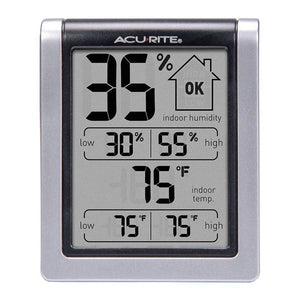 AcuRite Digital Hygrometer & Indoor Thermometer with Pre-Calibrated Humidity Gauge