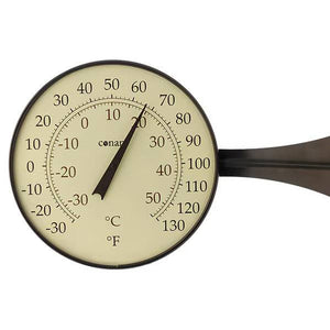 Conant Décor 8.5" Dial Thermometer - Bronze Patina