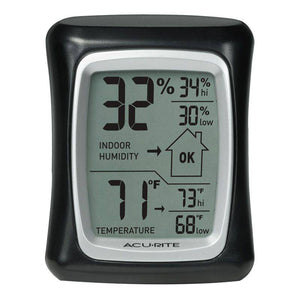 AcuRite Indoor Thermometer & Hygrometer with Humidity Gauge