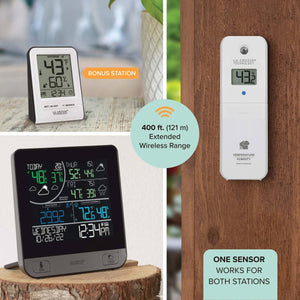 La Crosse Technology Wireless Wi-Fi Multi-Day Forecast Station with Bonus Display