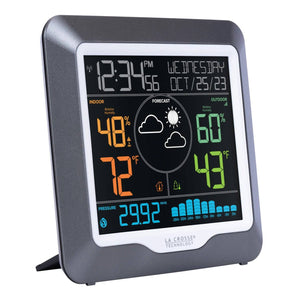 La Crosse Technology Wireless Color Weather Station & Barometric Pressure with 36-Hr Historical Graph