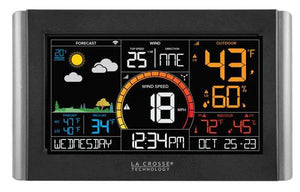 La Crosse Technology Weather Station with WiFi Connectivity, Dynamic Forecast, Wind Speed & Alerts, Temperature, Humidity, NWS Forecast with Long Range Transmission (400 Feet)