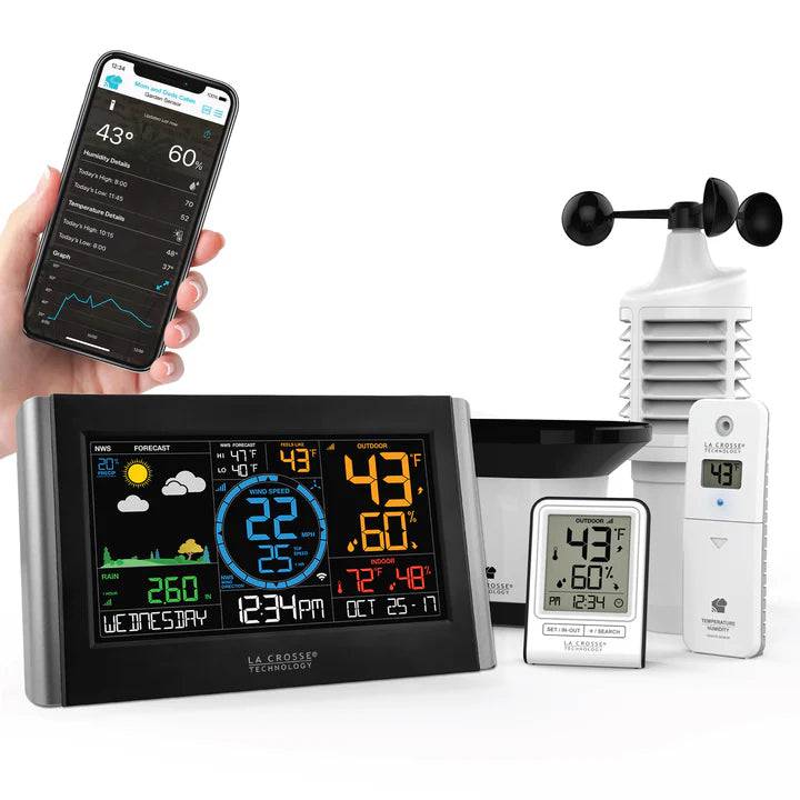 La Crosse Technology Wi-Fi Professional Weather Station with Bonus Display