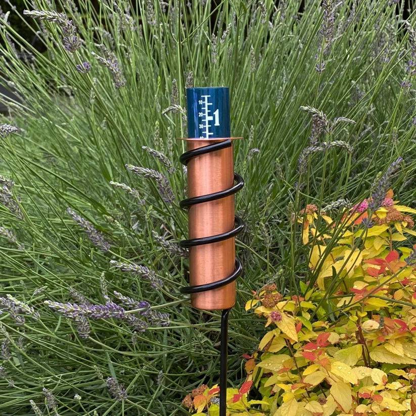 World's Coolest Raingauge Solid Copper Rain Gauge Winter Safe & Leakproof For Life