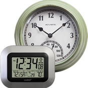 Wall Clocks With Thermometers