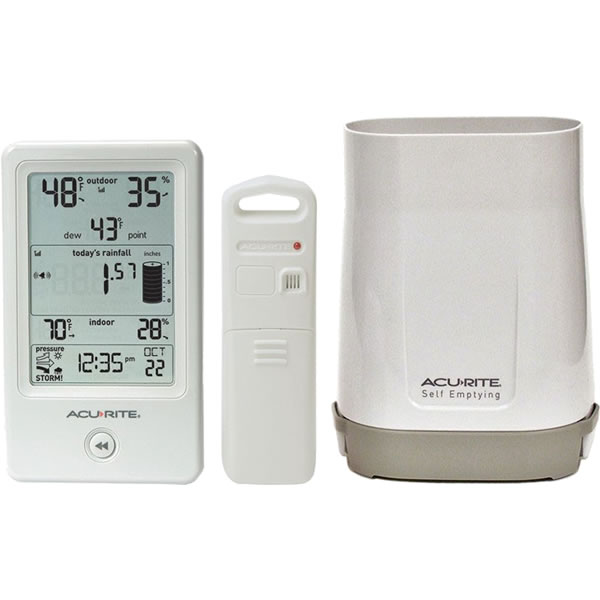 AcuRite Wireless Indoor Outdoor Temperature and Humidity Sensor (06002M) ,  white