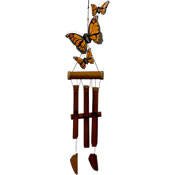 Cohasset Monarch Butterfly Harmony Bamboo Windchime